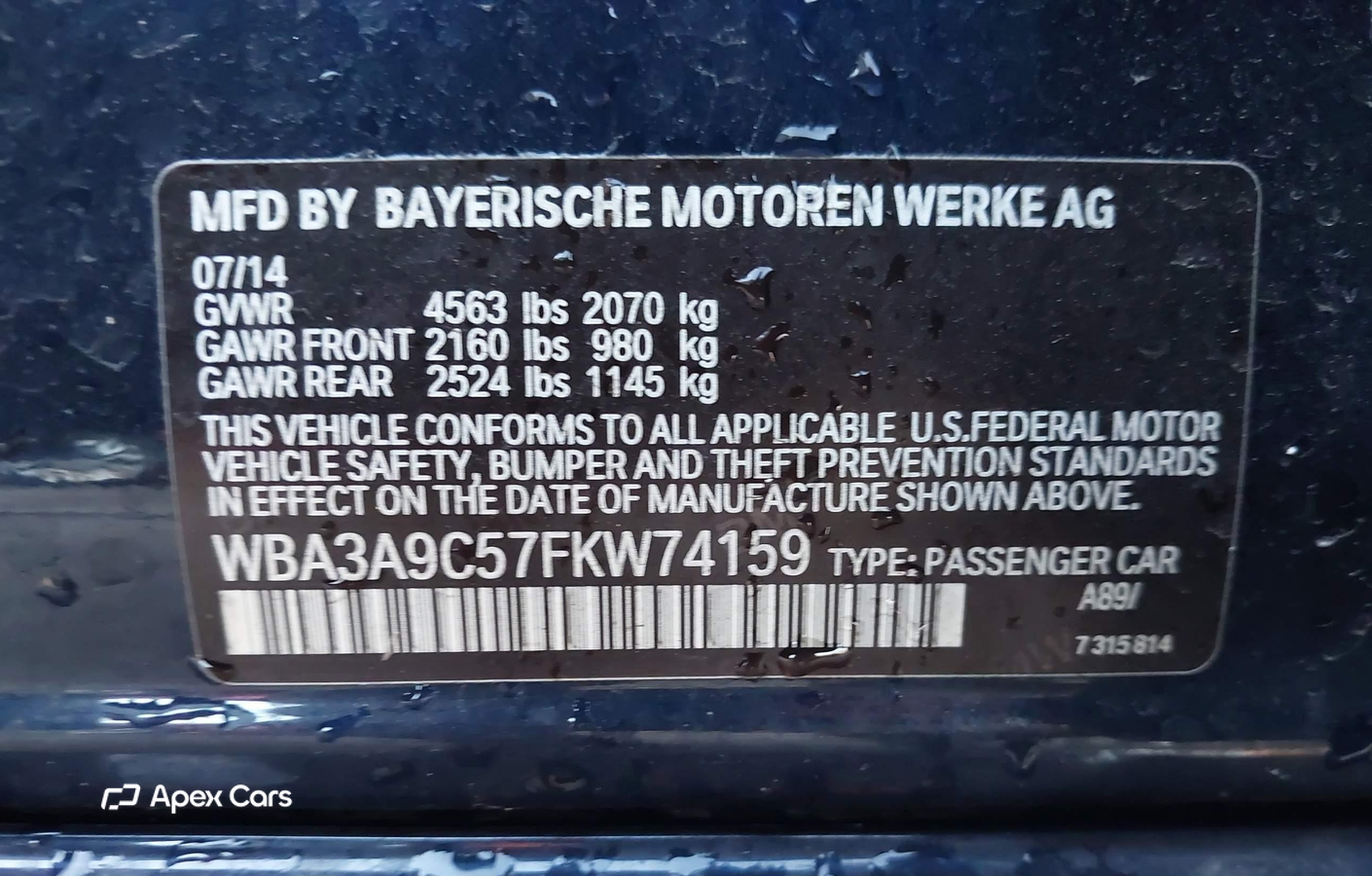 BMW Series 3 2015