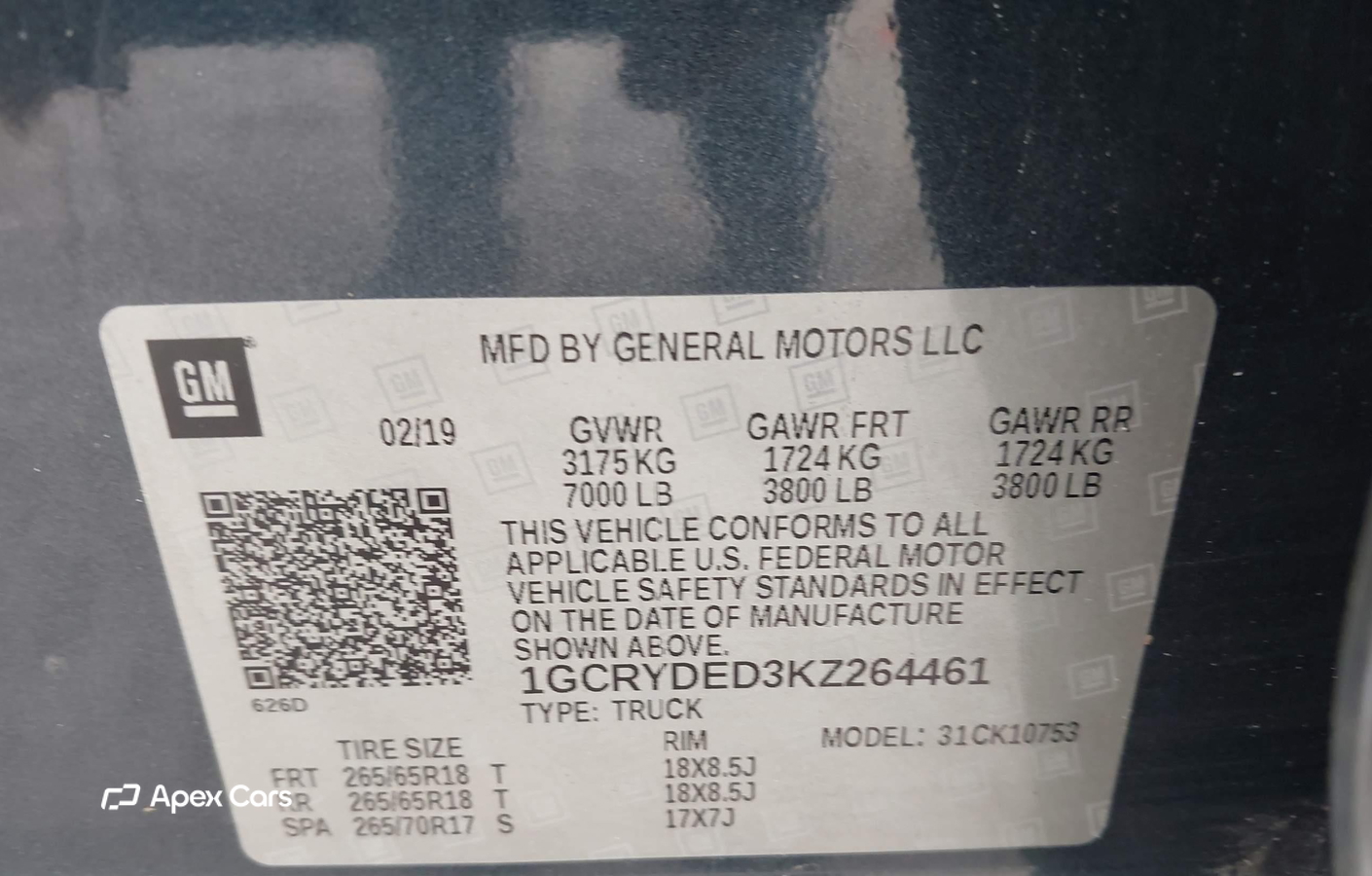 Chevrolet Silverado 2019