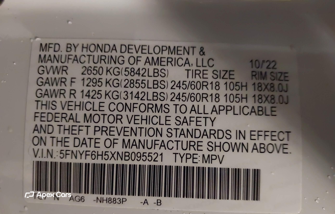 Honda Pilot 2022