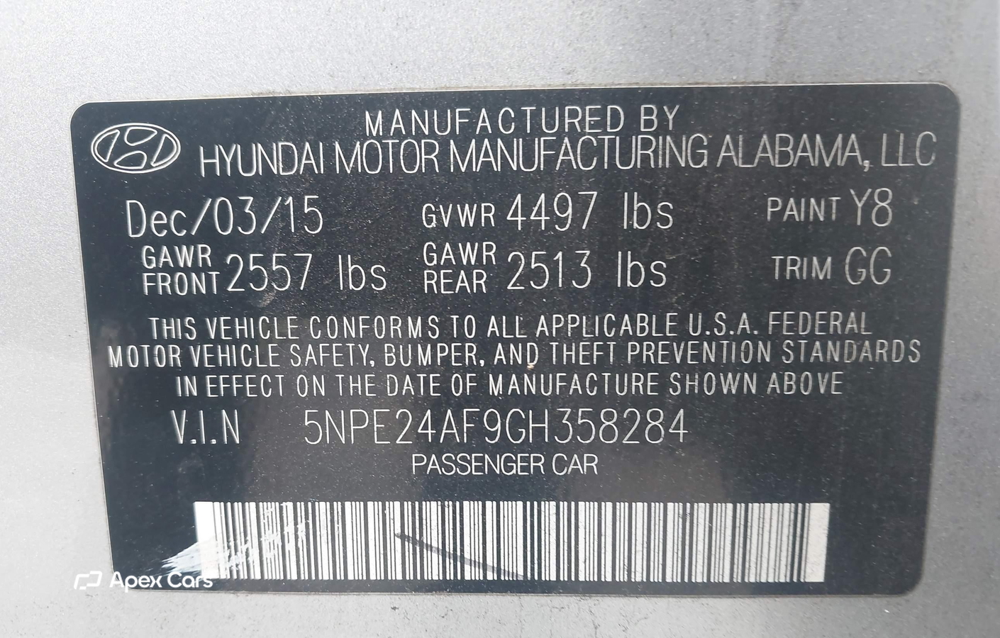 Hyundai Sonata 2016