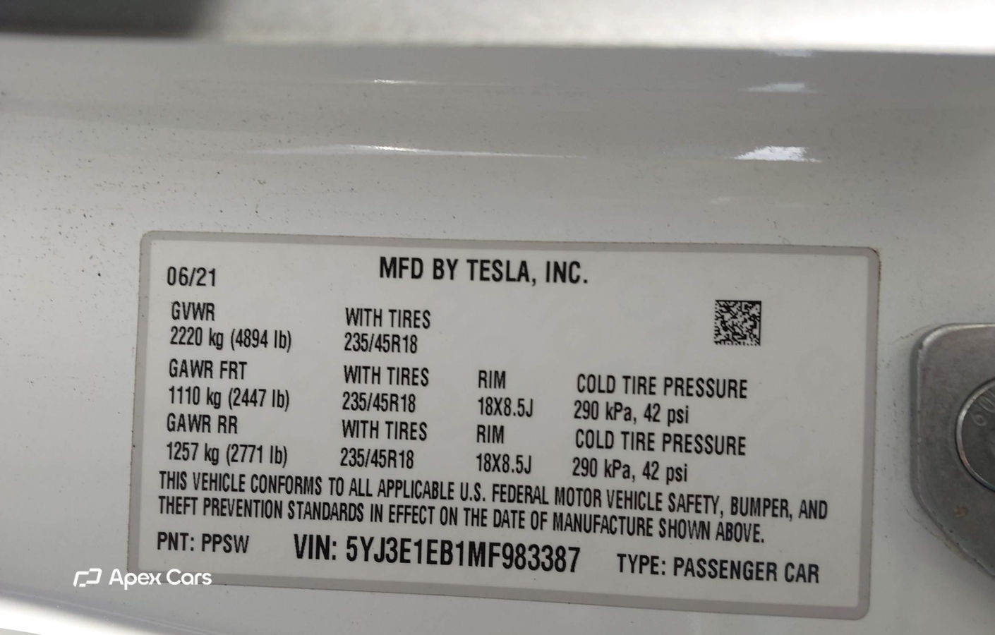 Tesla Model 3 2021