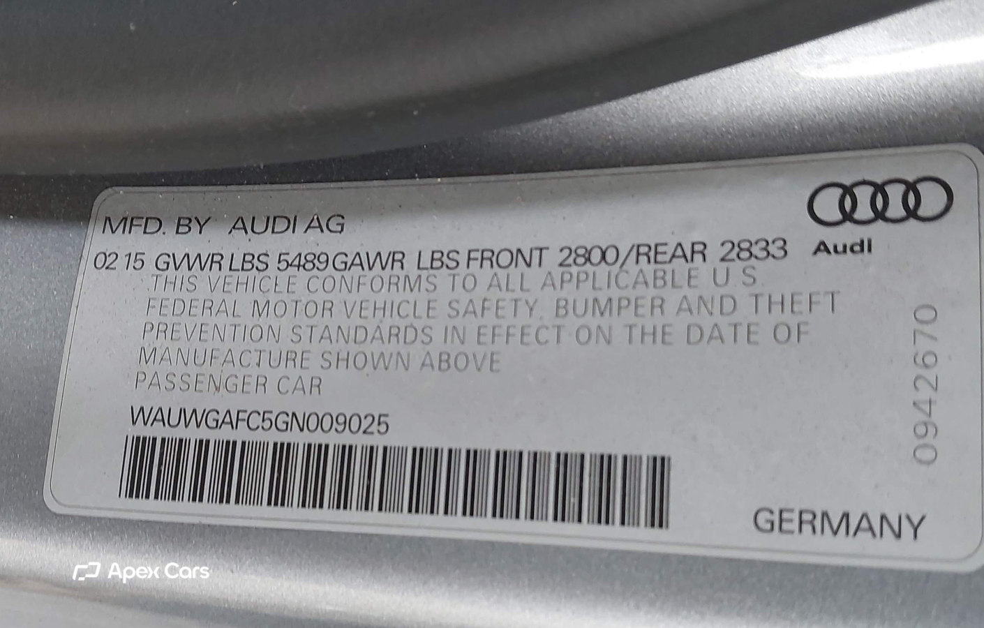 Audi A7 2016