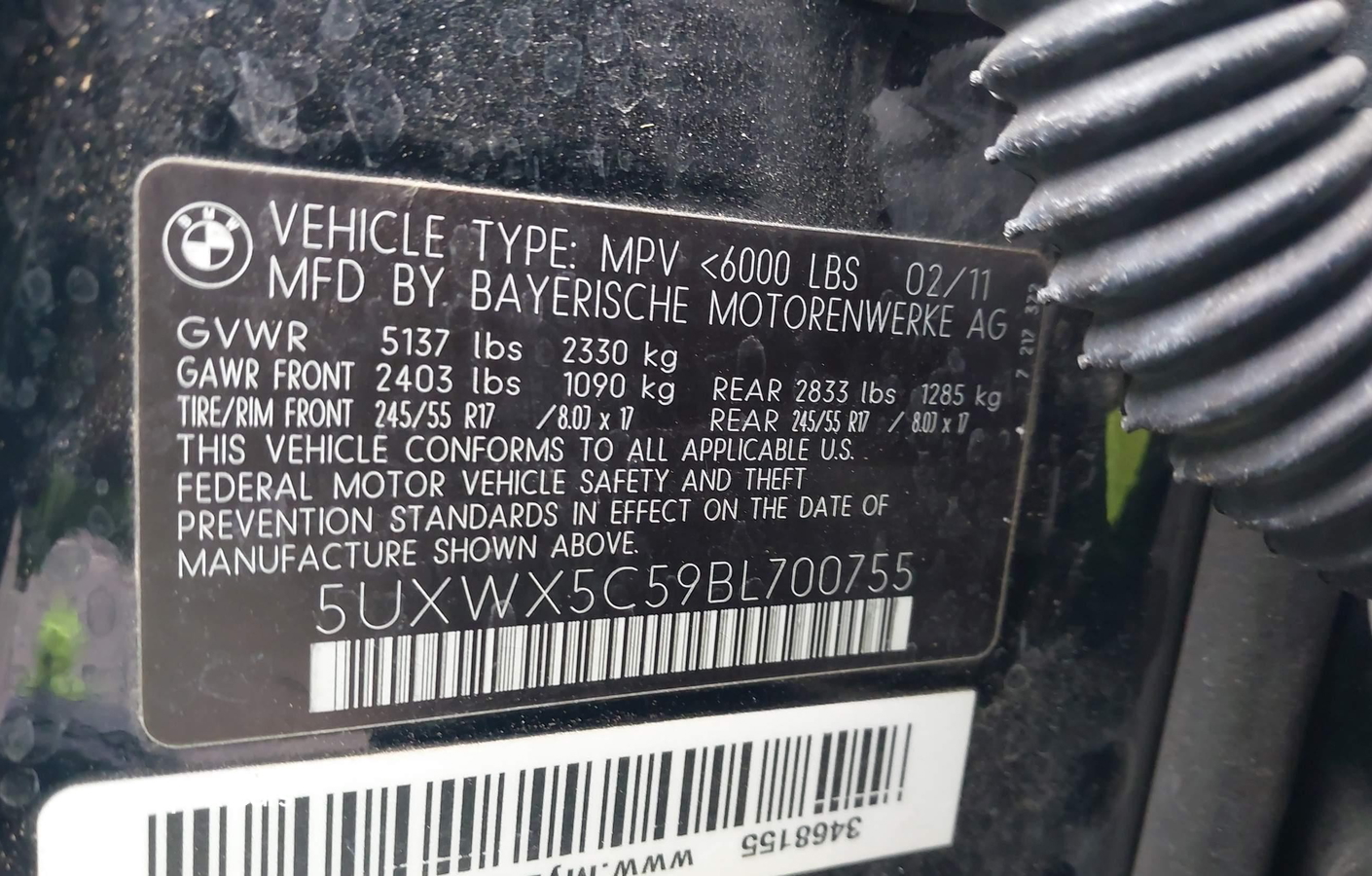 BMW X3 2011