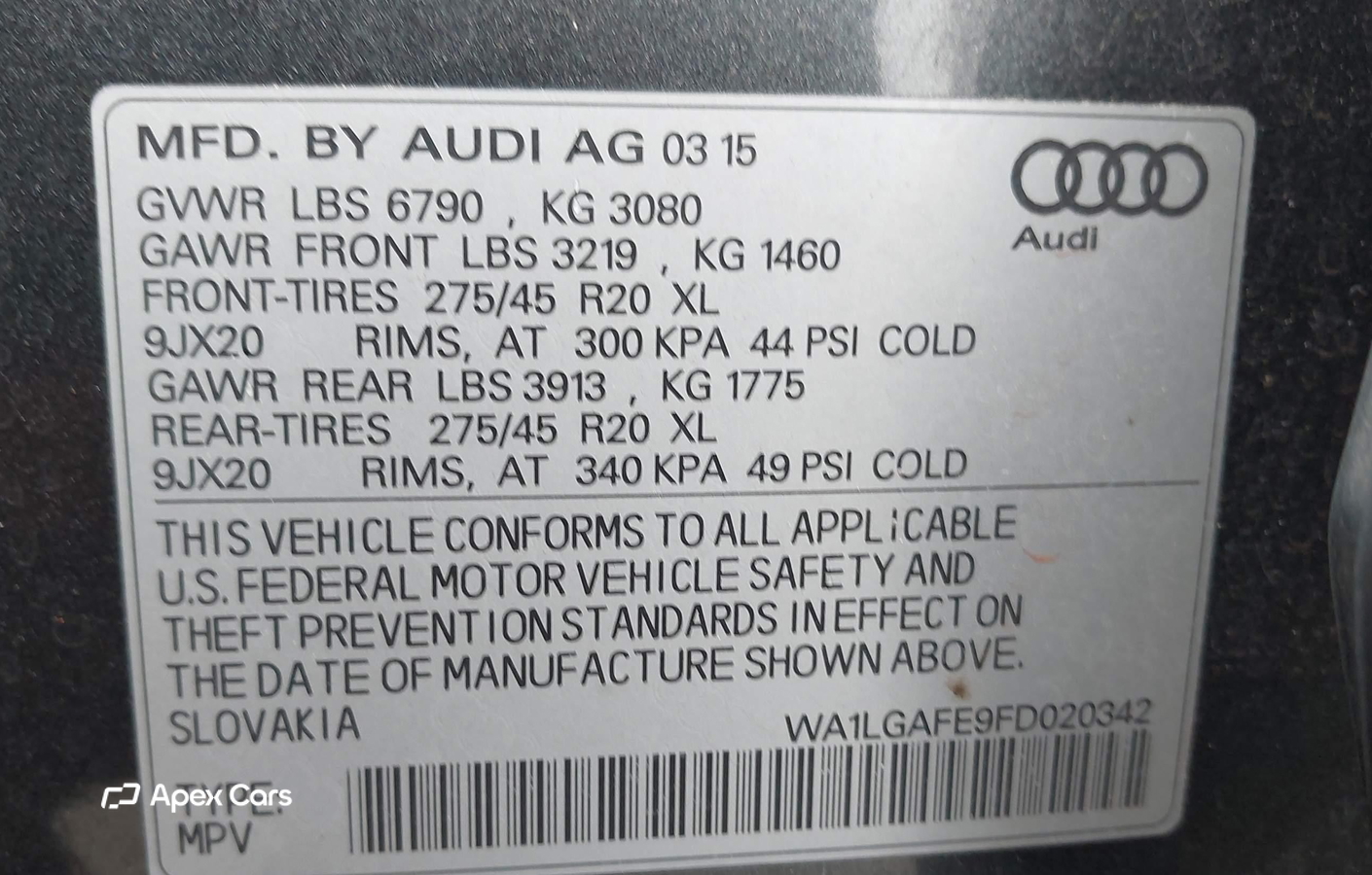 Audi Q7 2015