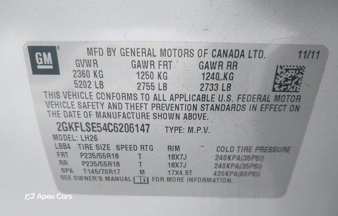 GMC Terrain 2012