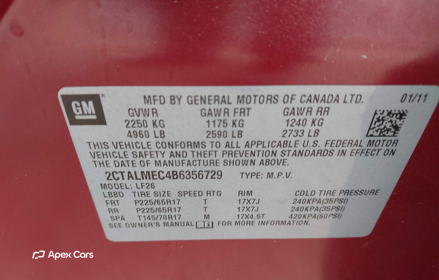 GMC Terrain 2011