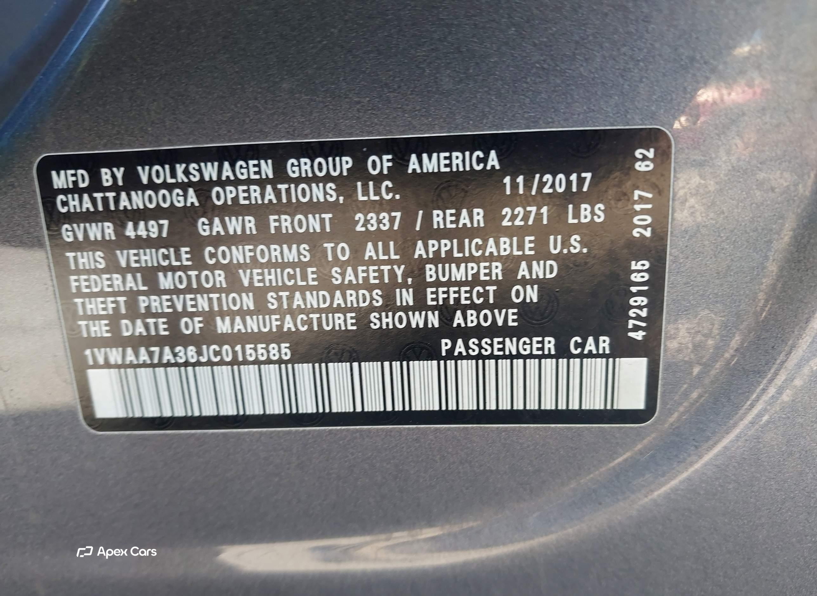 Volkswagen Passat 2018