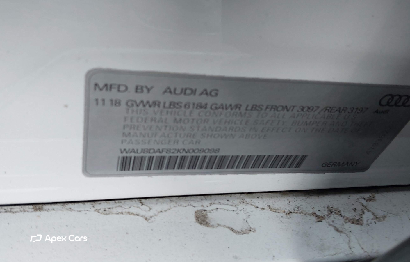 Audi A8 2019