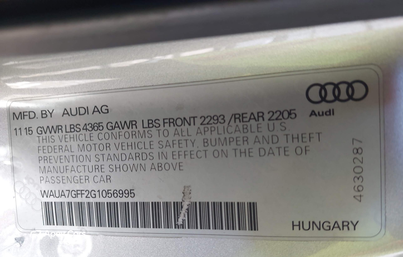Audi A3 2016