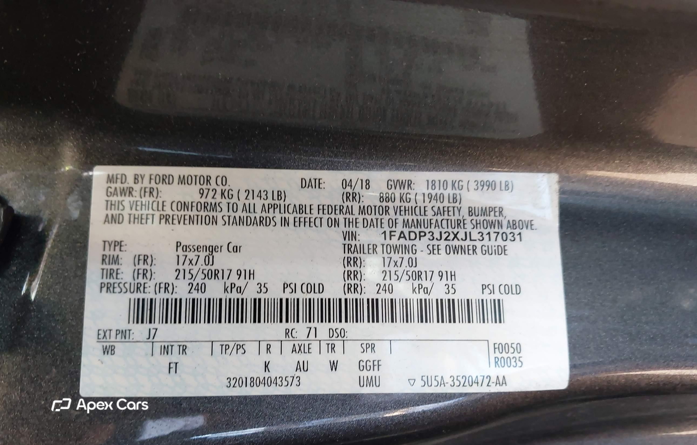 Ford Focus 2018
