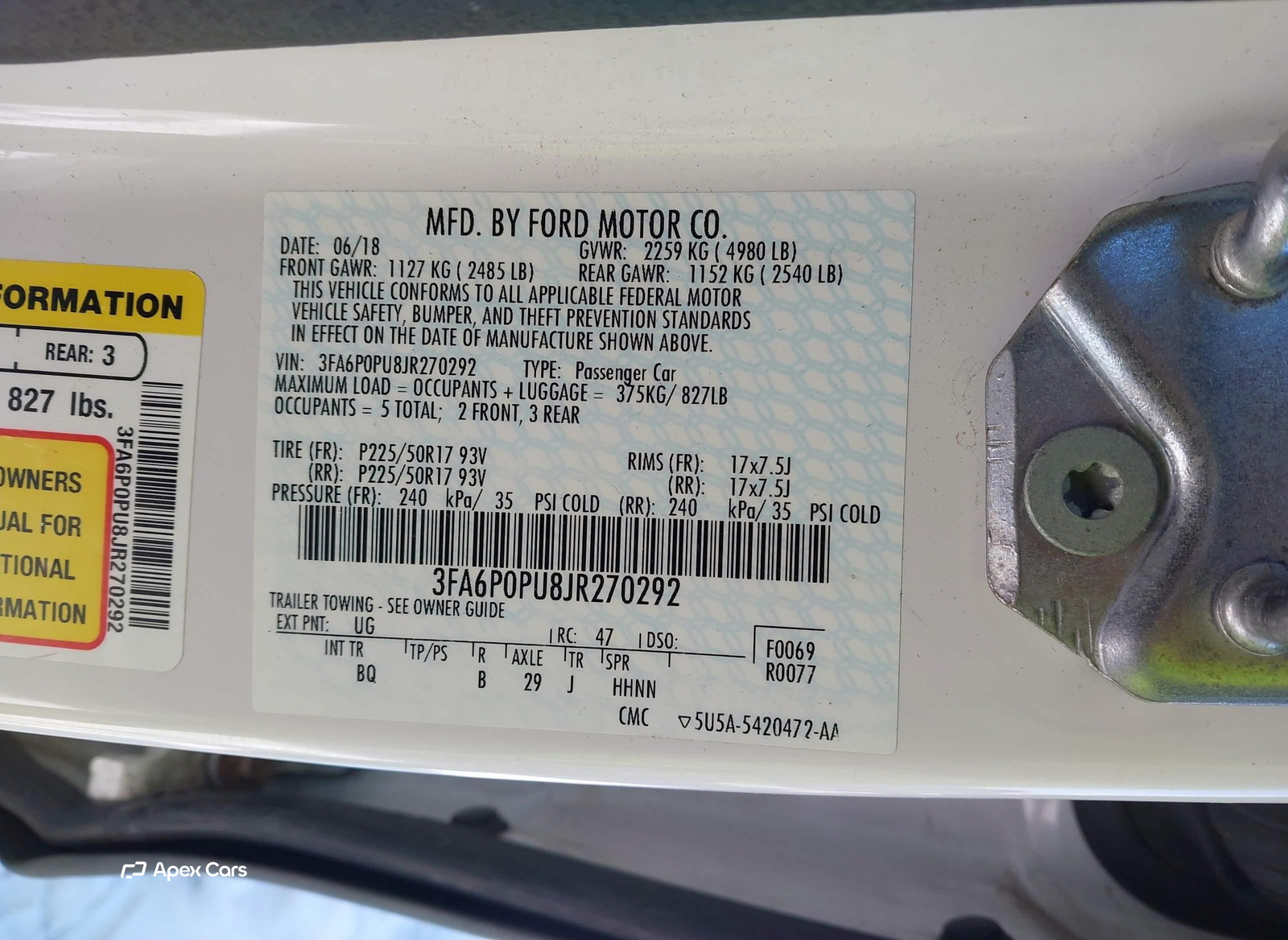 Ford Fusion 2018