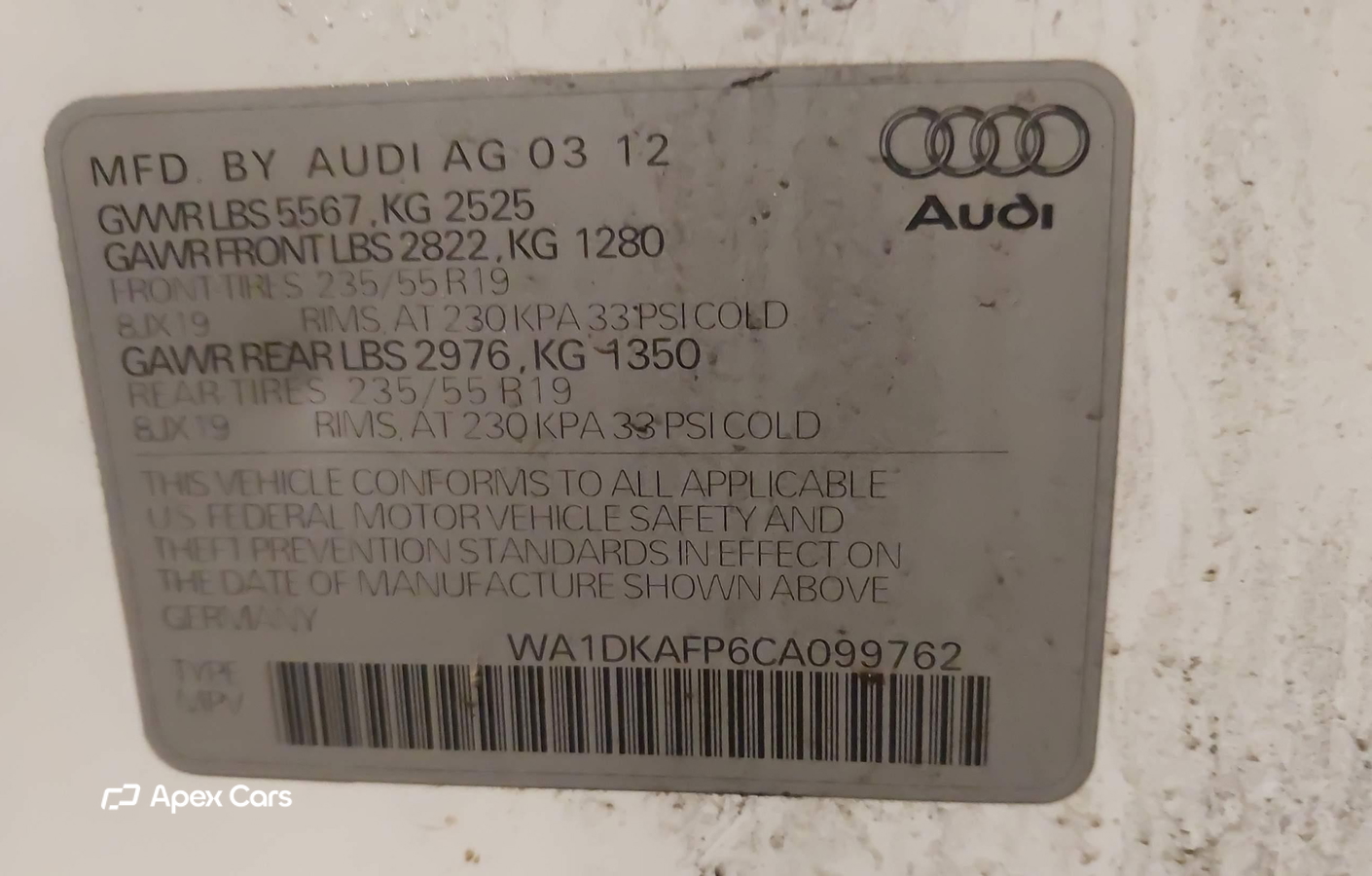 Audi Q5 2012