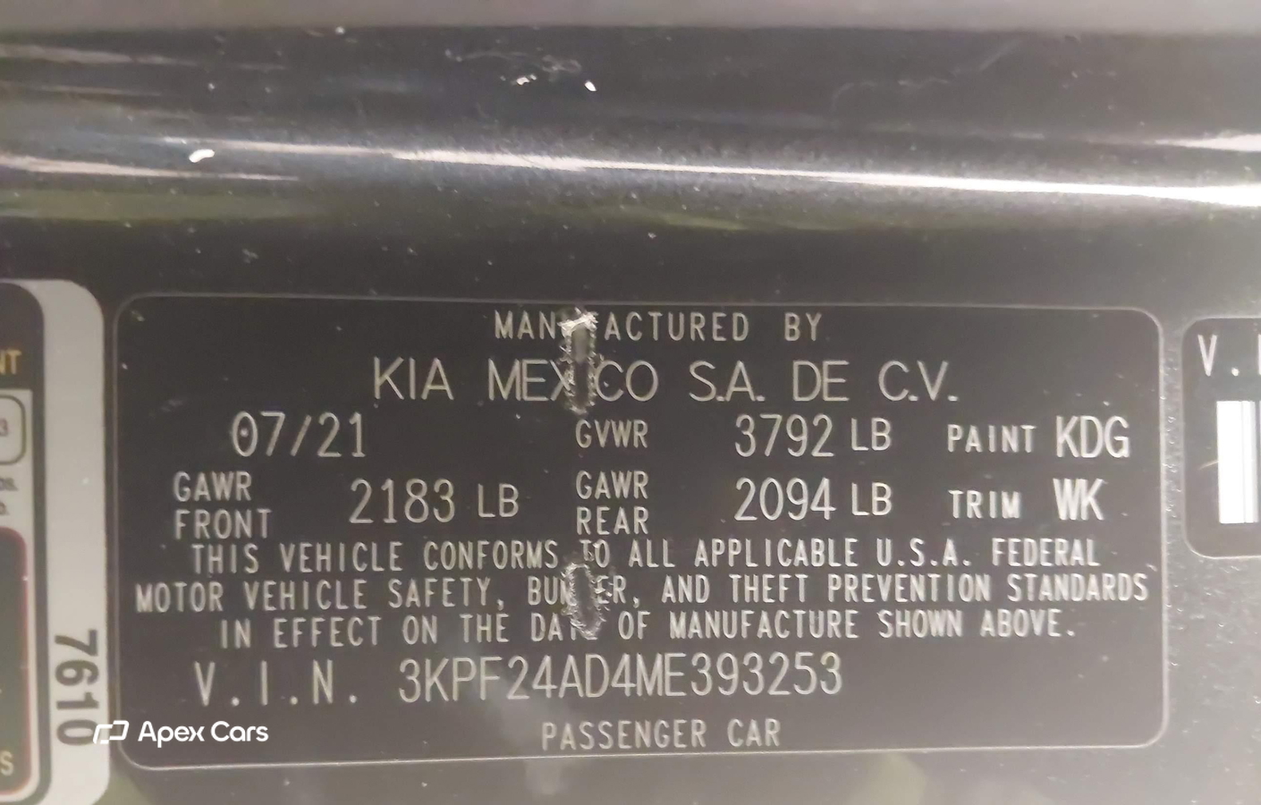 Kia Forte 2021