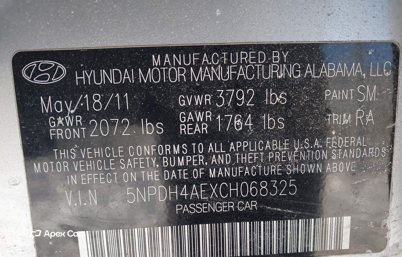 Hyundai Elantra 2012