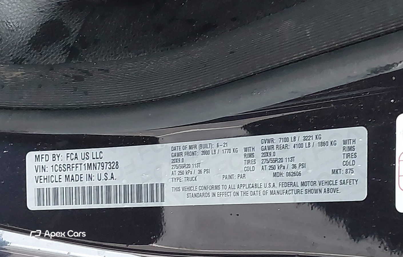RAM 1500 2021