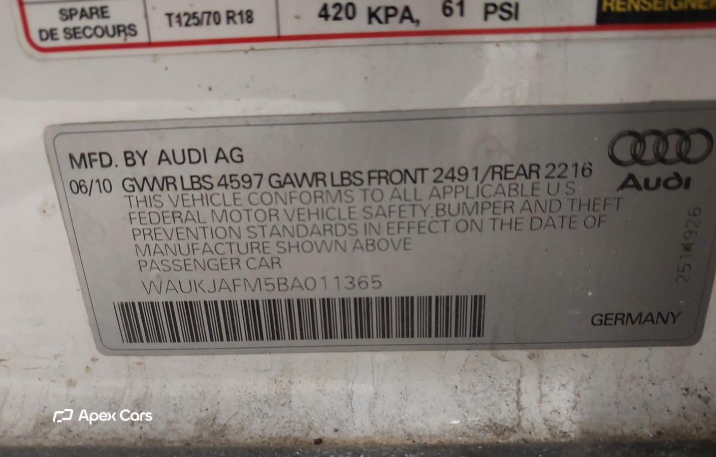 Audi A3 2011