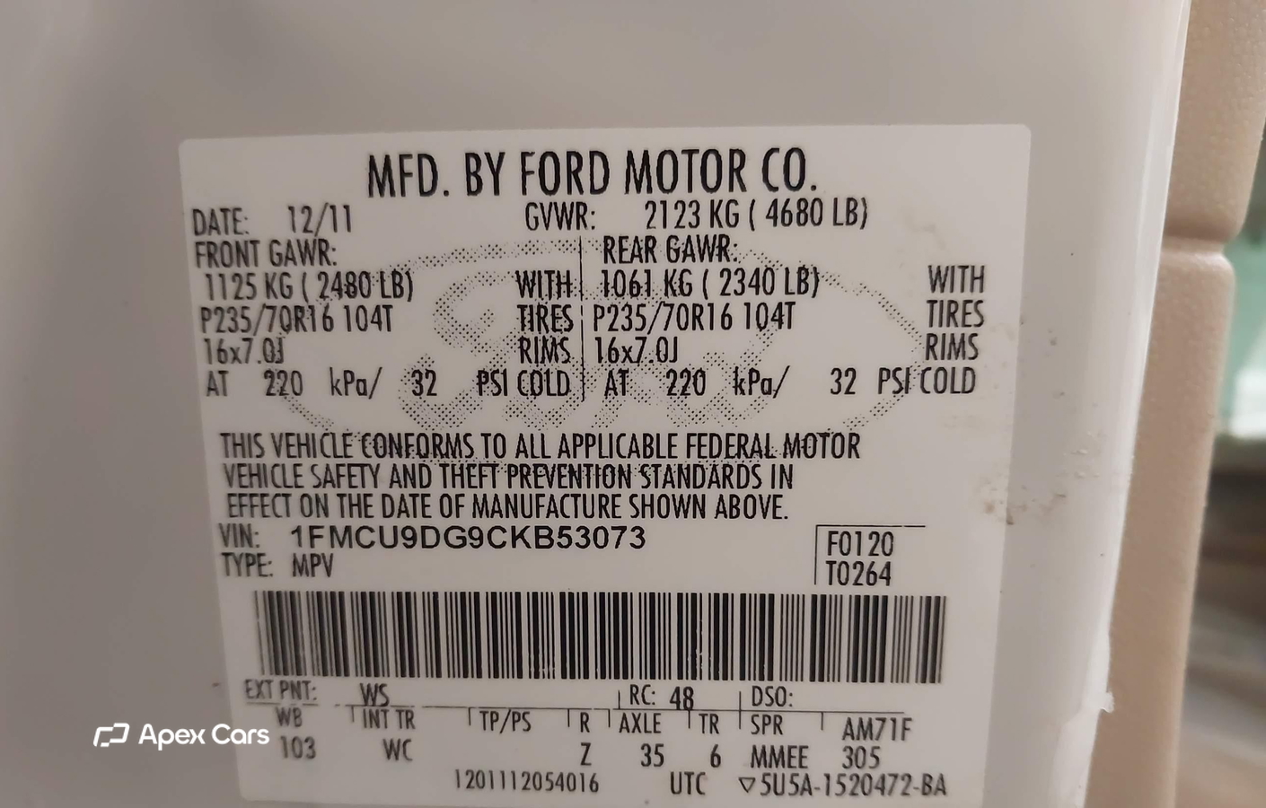 Ford Escape 2012