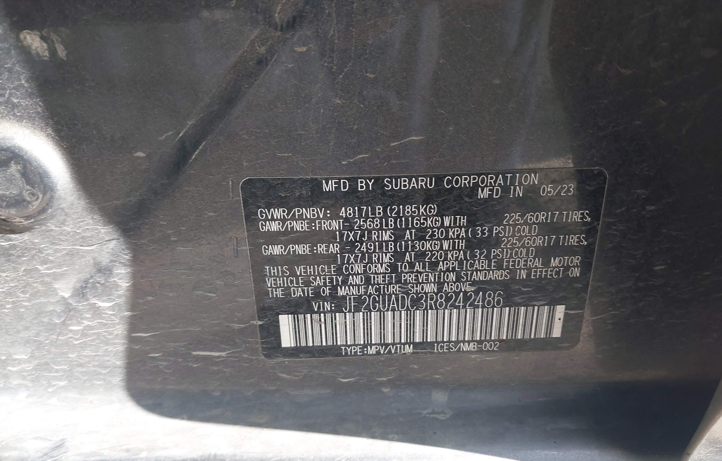 Subaru XV 2024