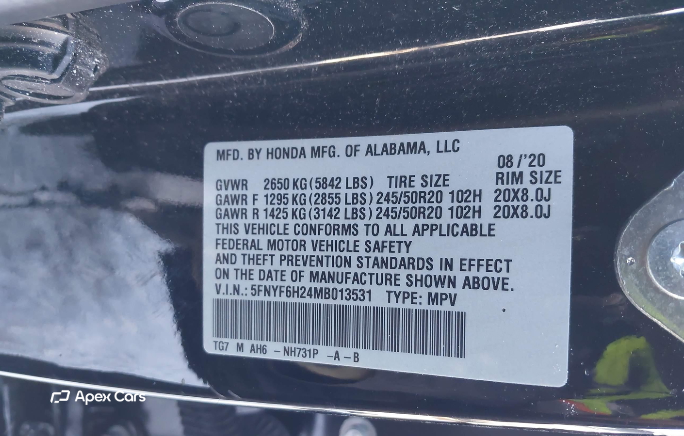 Honda Pilot 2021