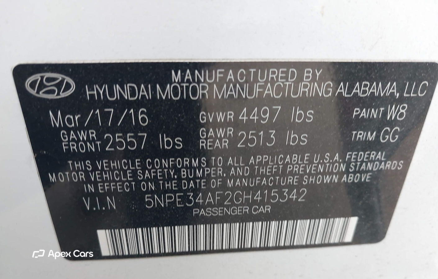 Hyundai Sonata 2016