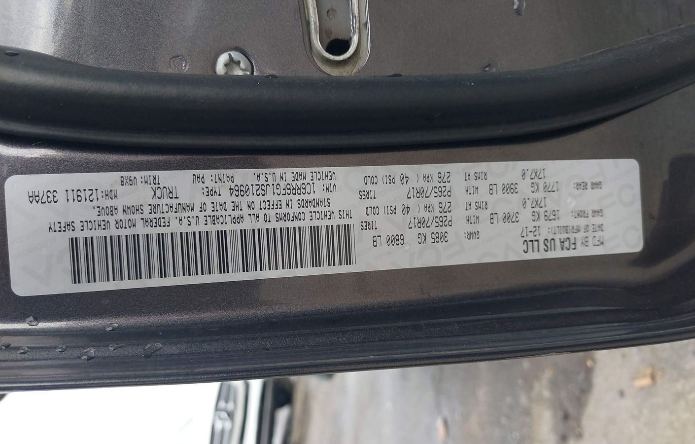 RAM 1500 2018