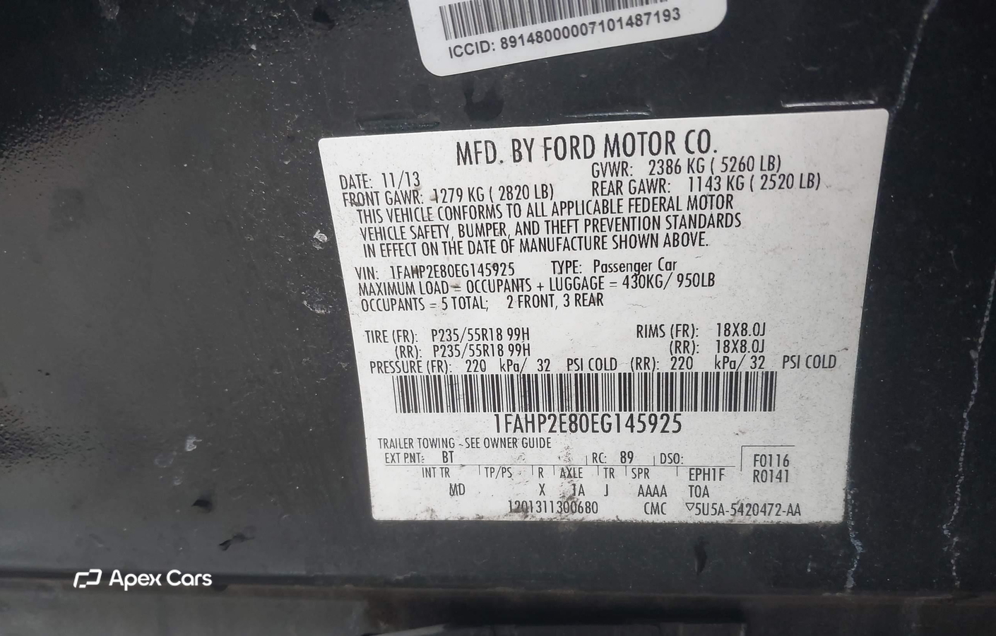 Ford Taurus 2014