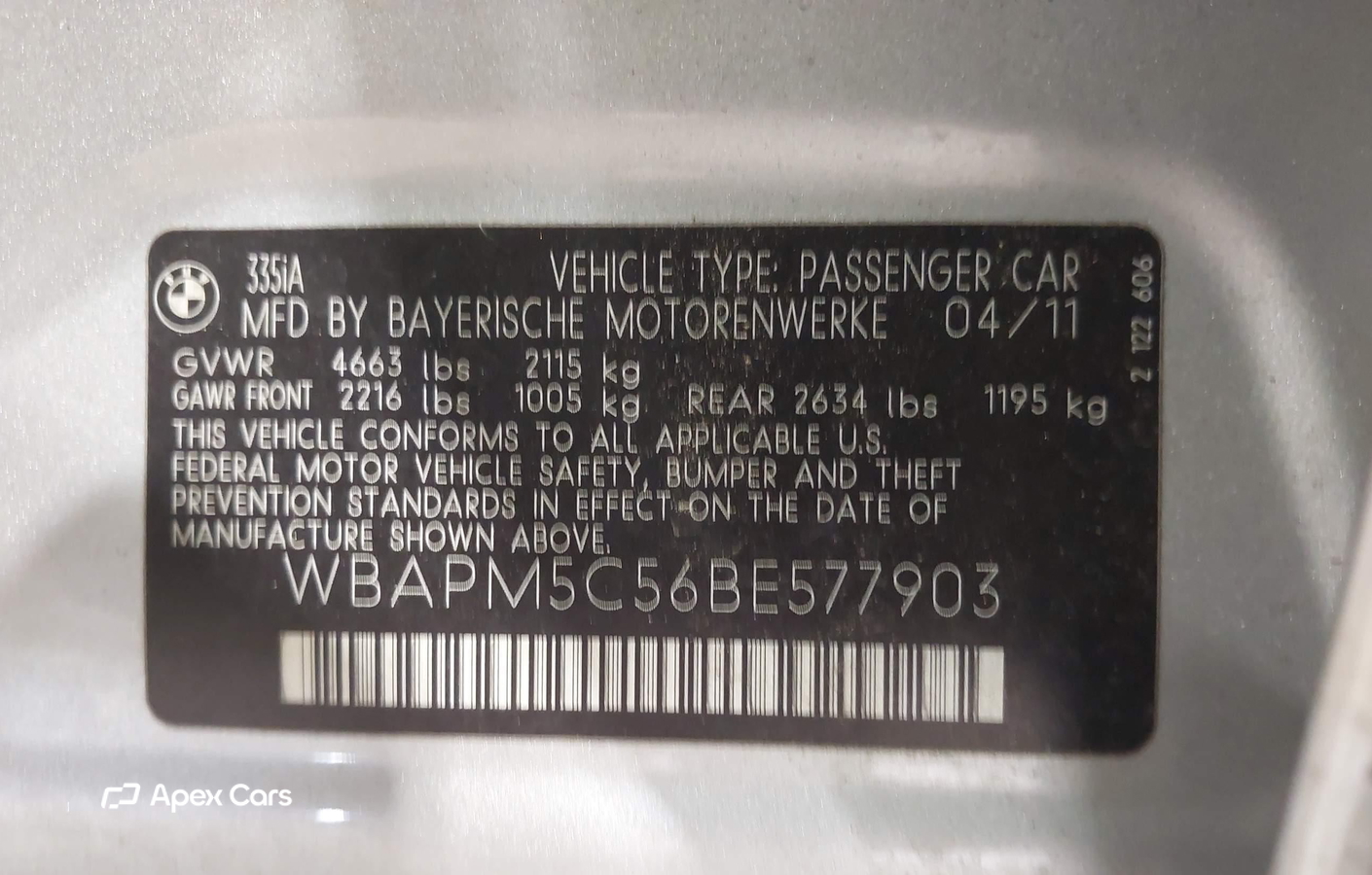 BMW Series 3 2011