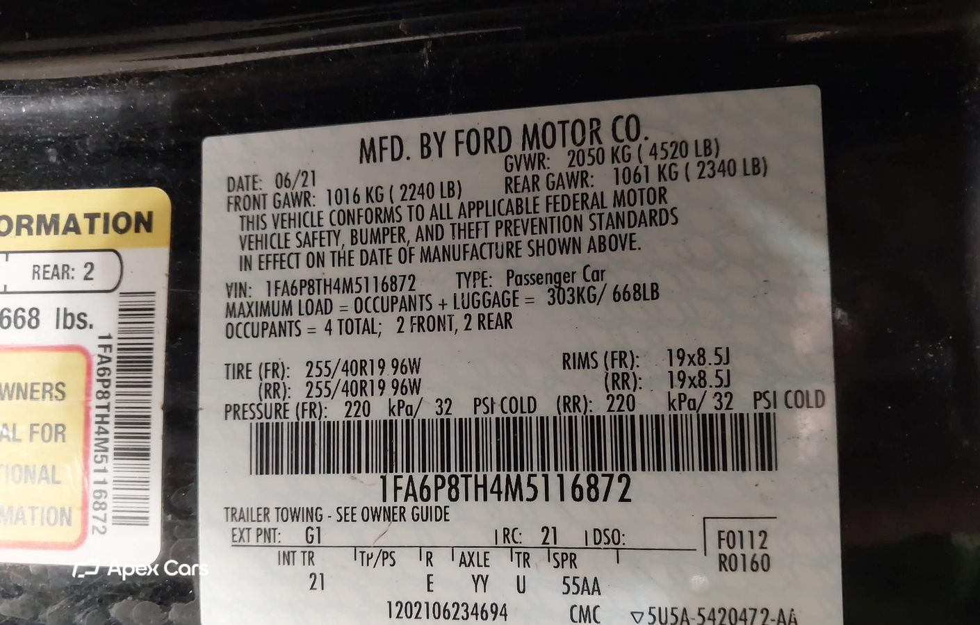 Ford Mustang 2021