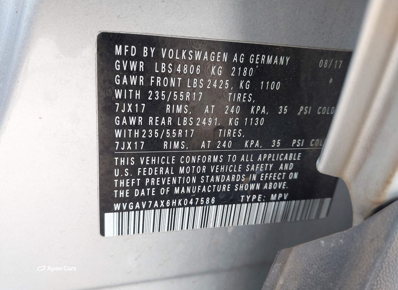 Volkswagen Tiguan 2017