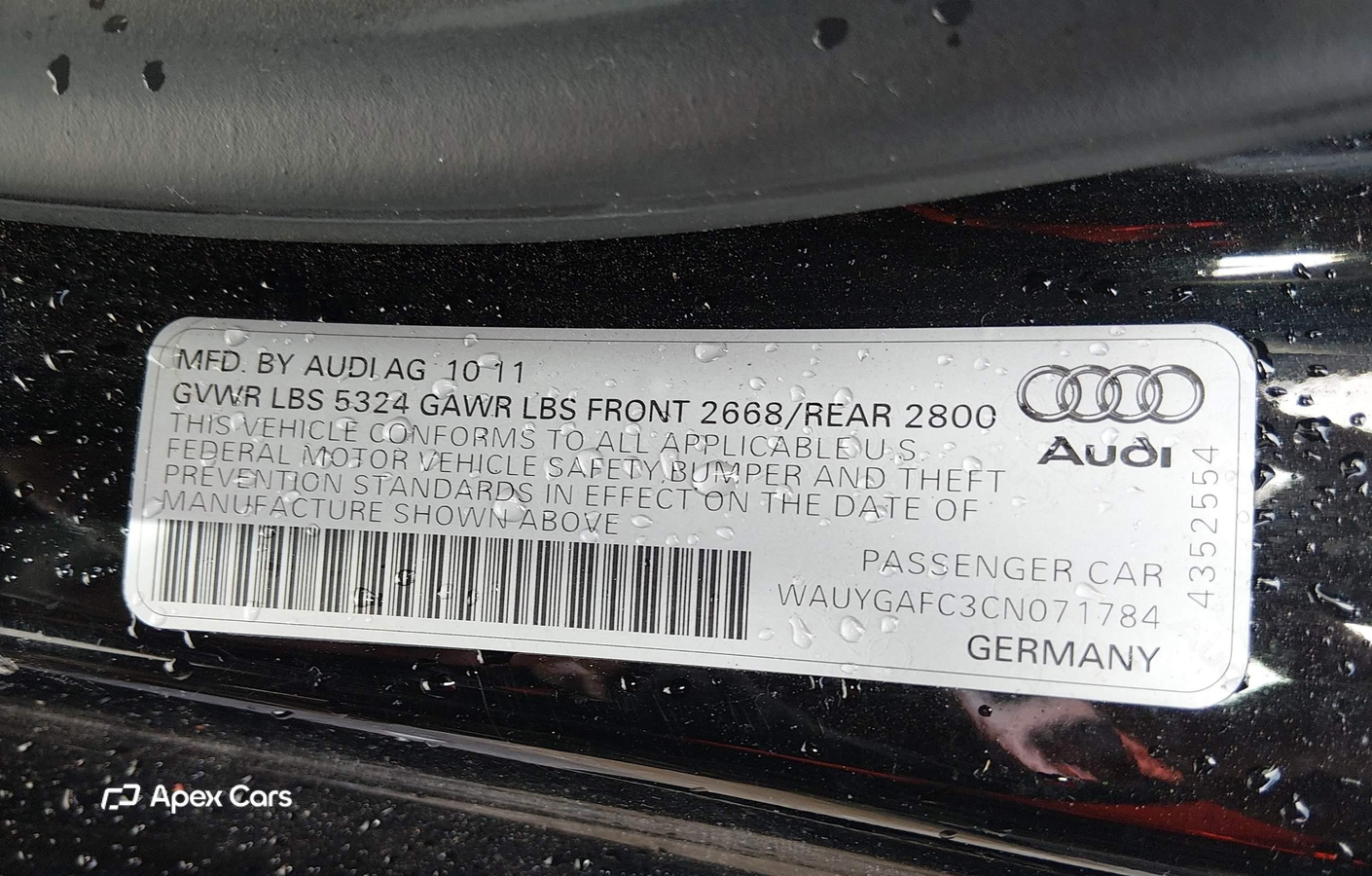 Audi A7 2012