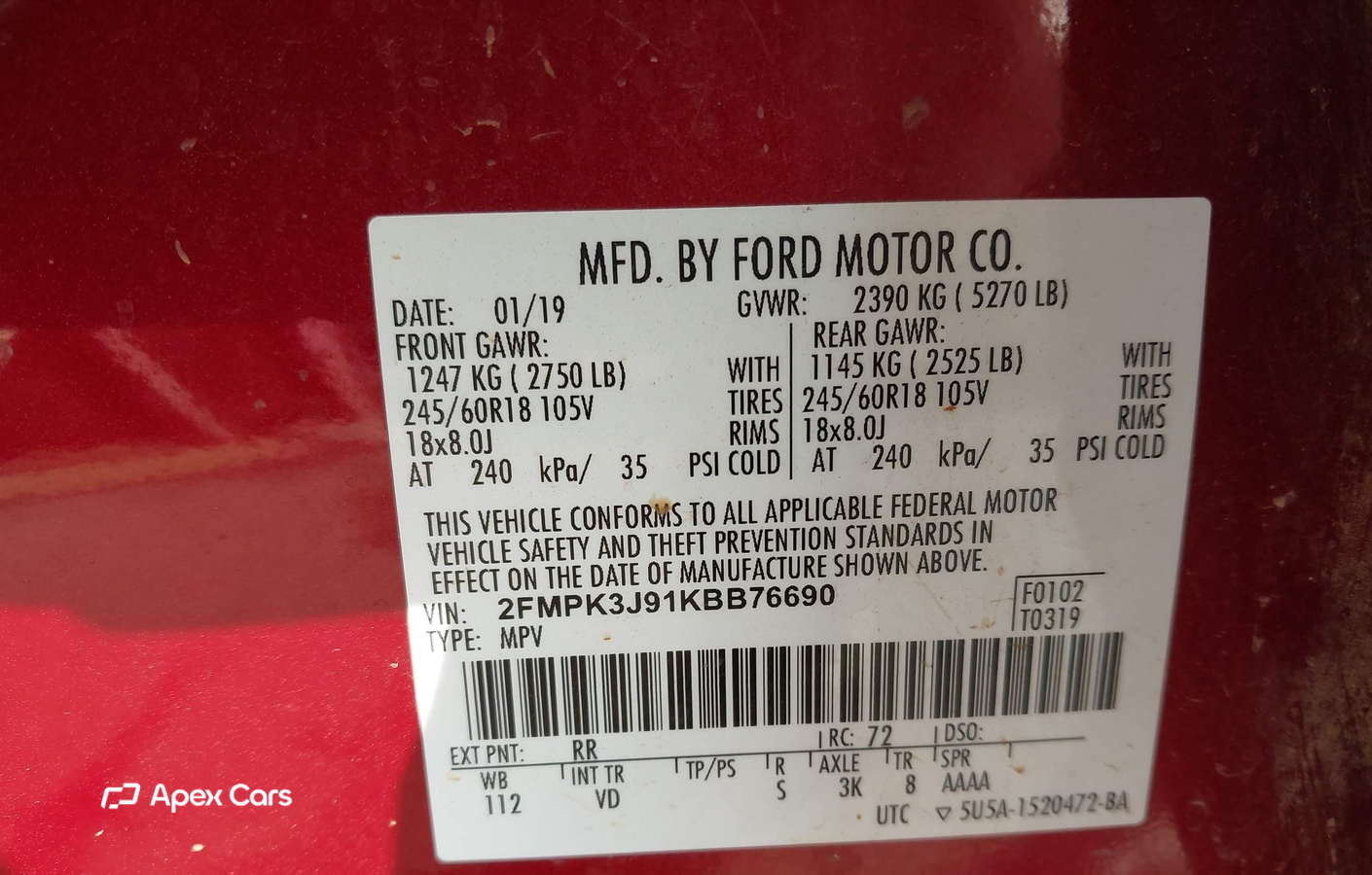 Ford Edge 2019