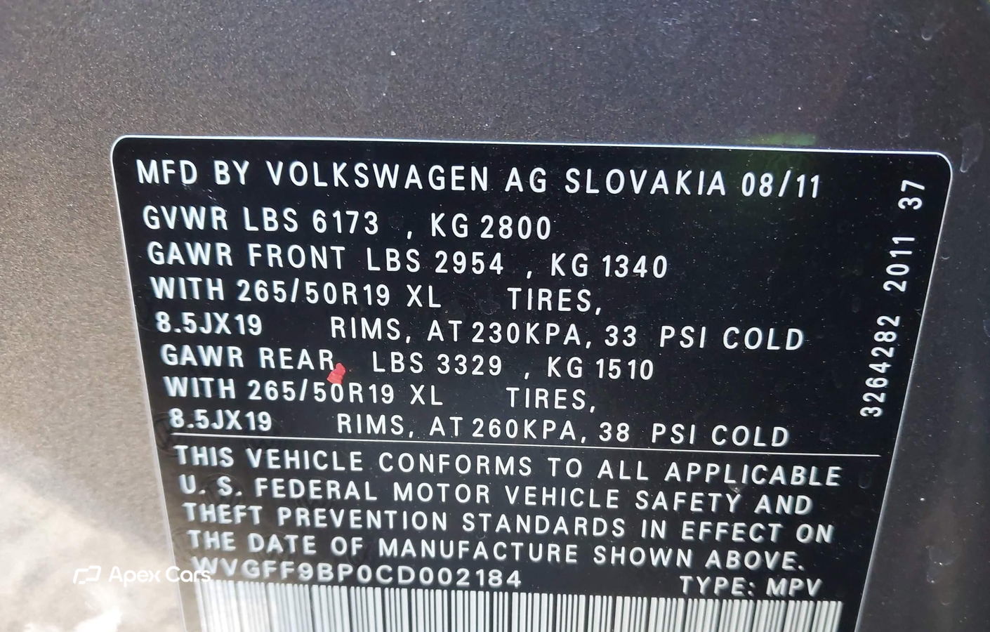 Volkswagen Touareg 2012