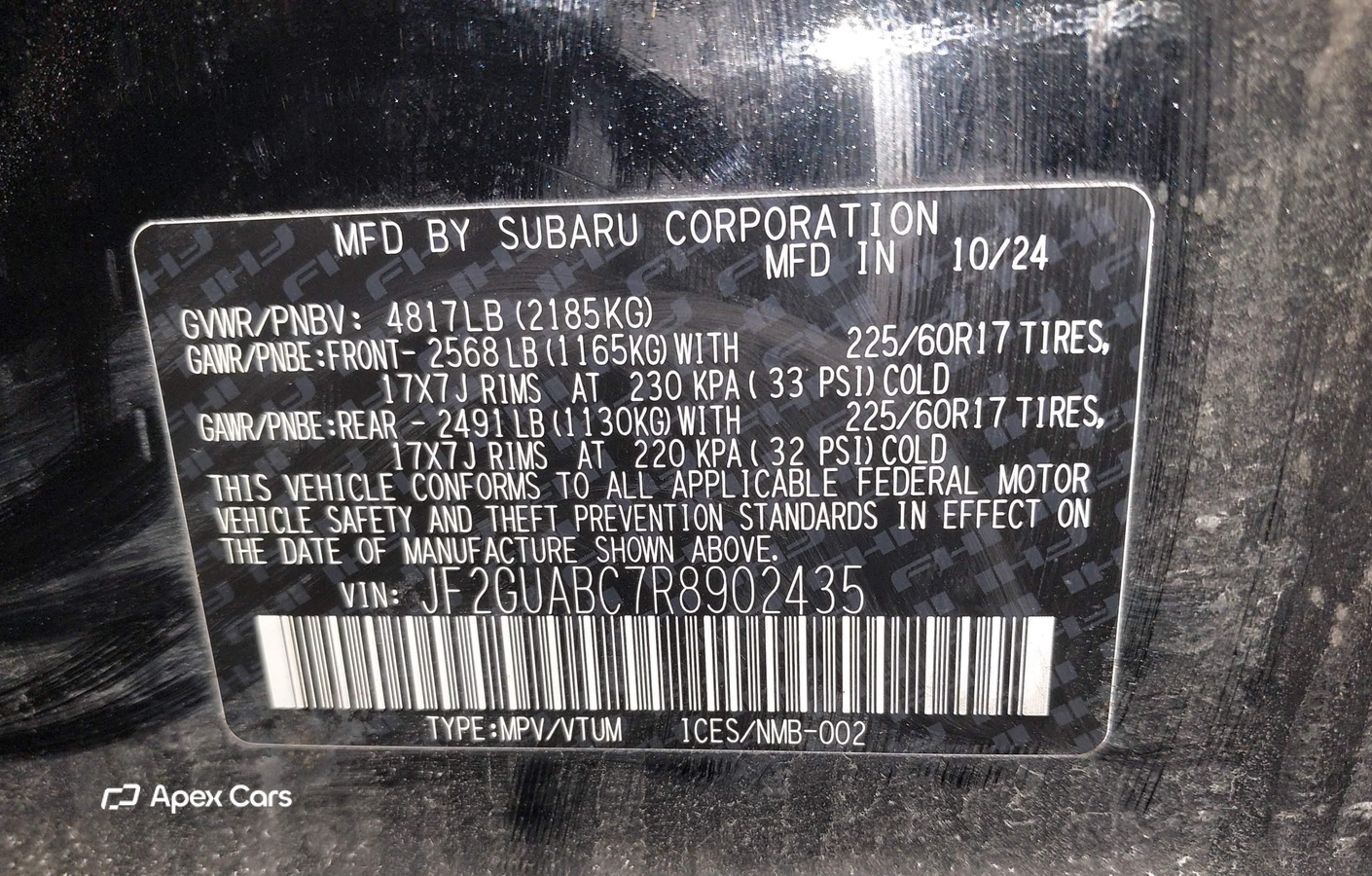 Subaru XV 2024