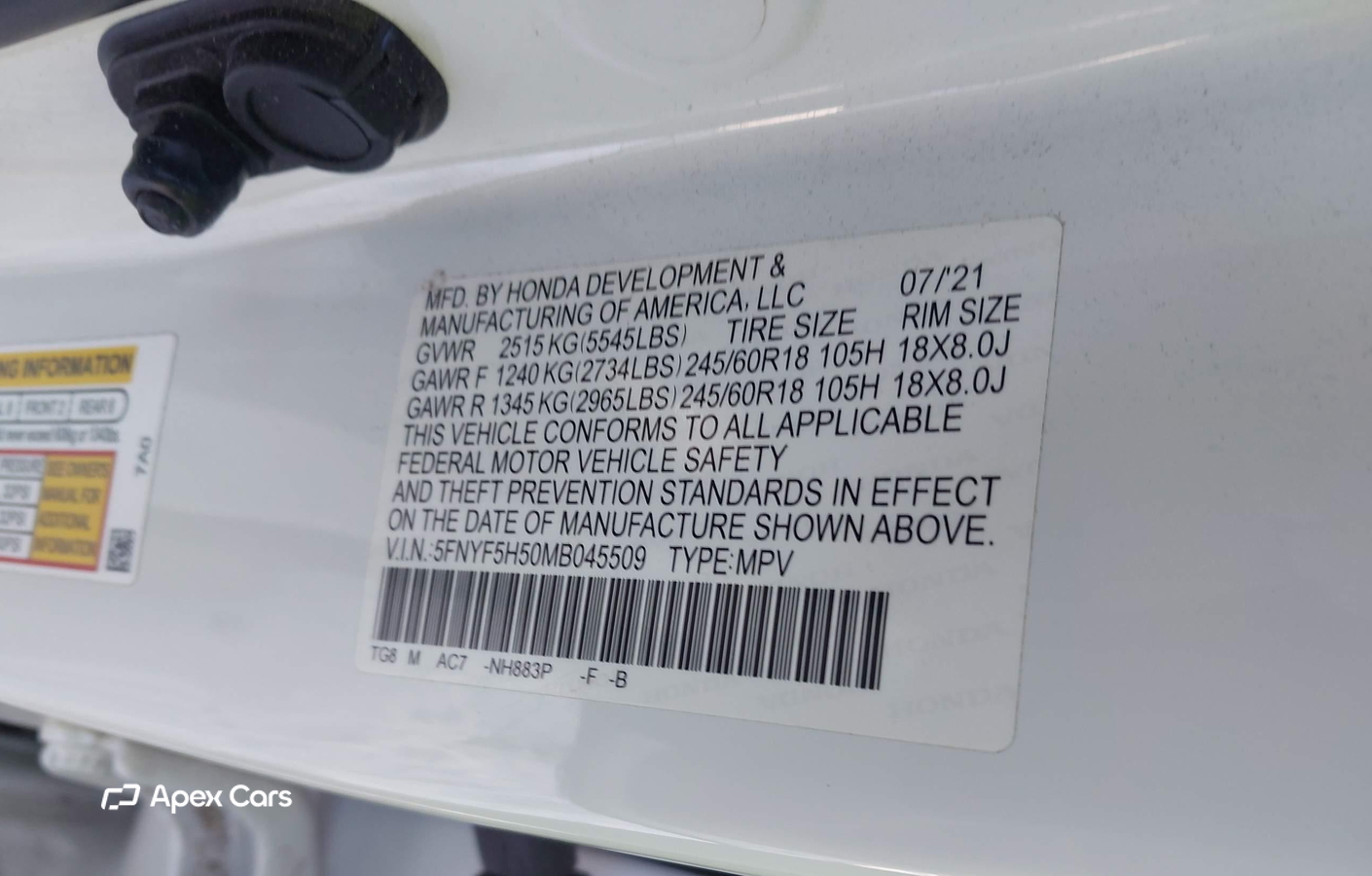 Honda Pilot 2021