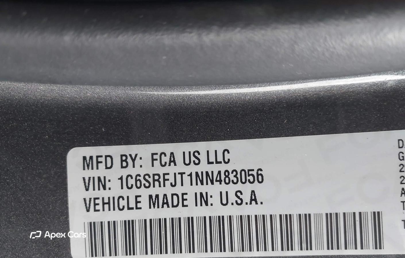 RAM 1500 2022