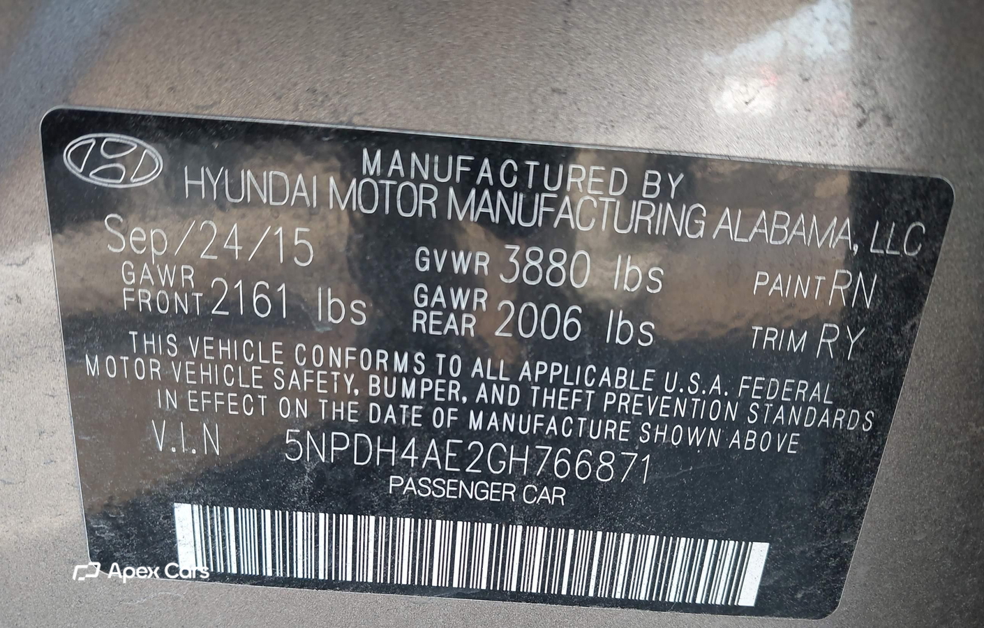 Hyundai Elantra 2016