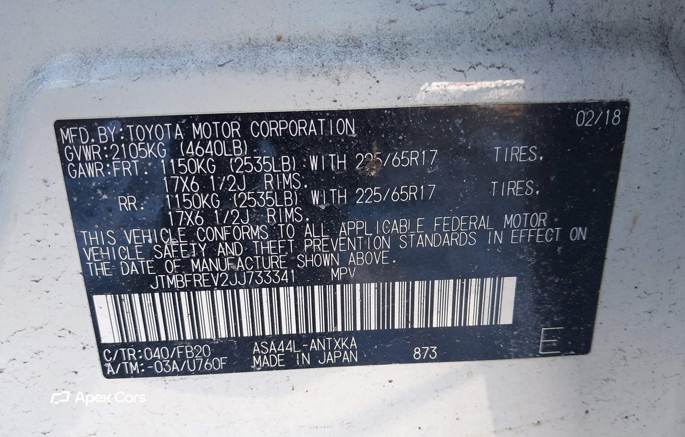 Toyota RAV 4 2018