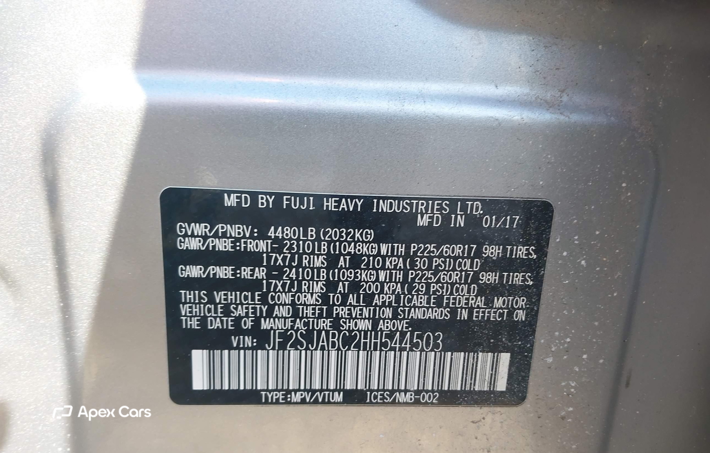 Subaru Forester 2017