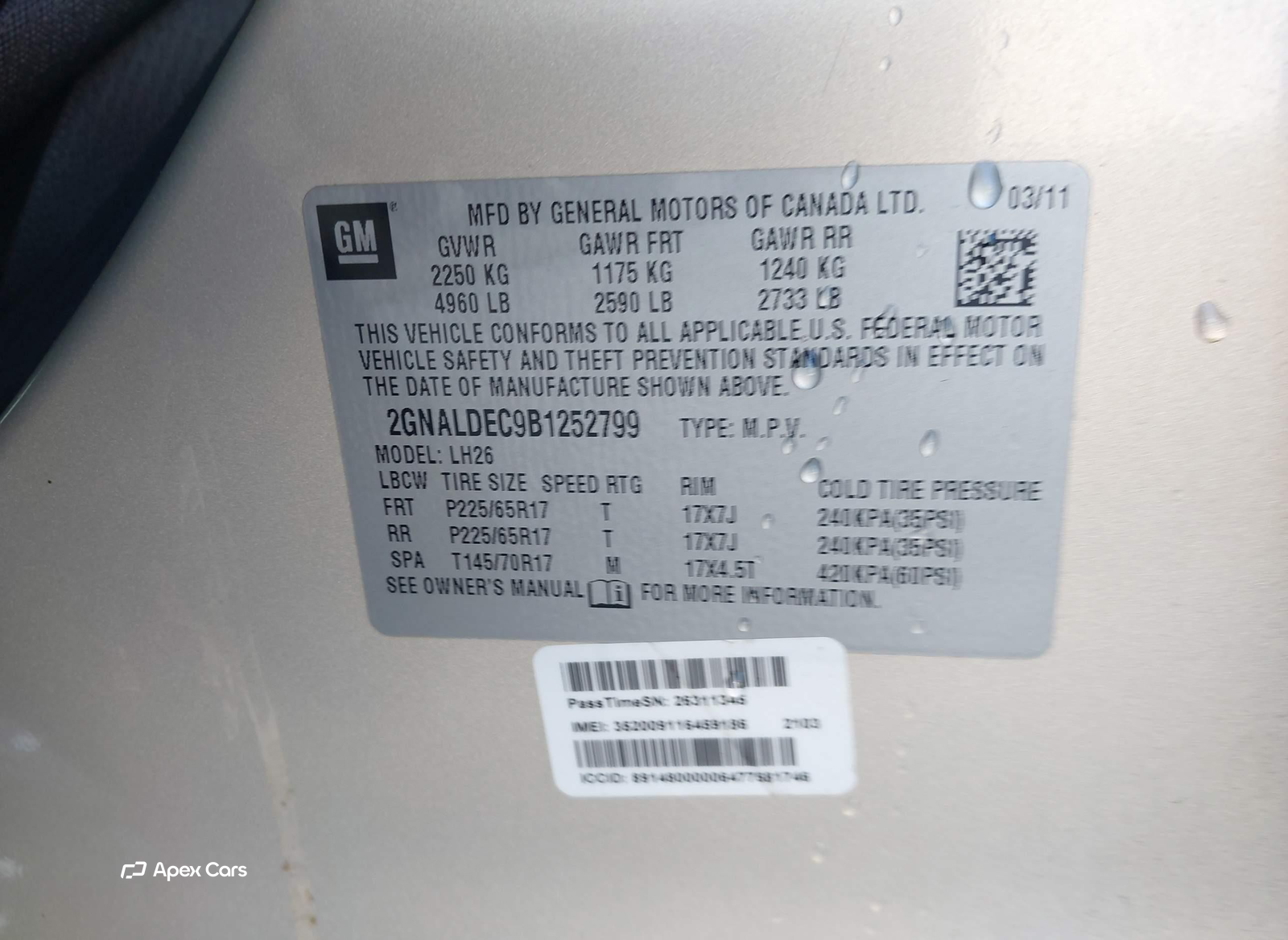 Chevrolet Equinox 2011