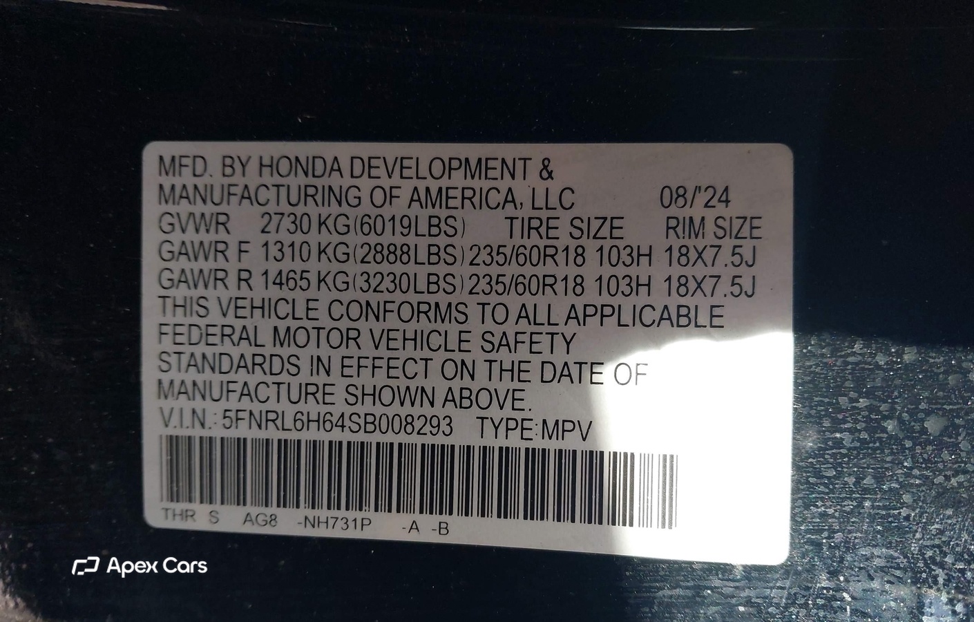 Honda Odyssey 2025