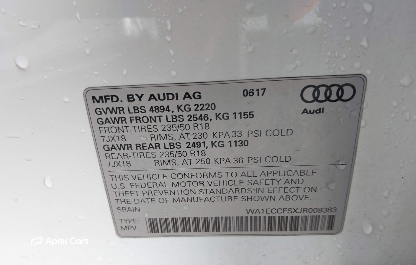 Audi Q3 2018