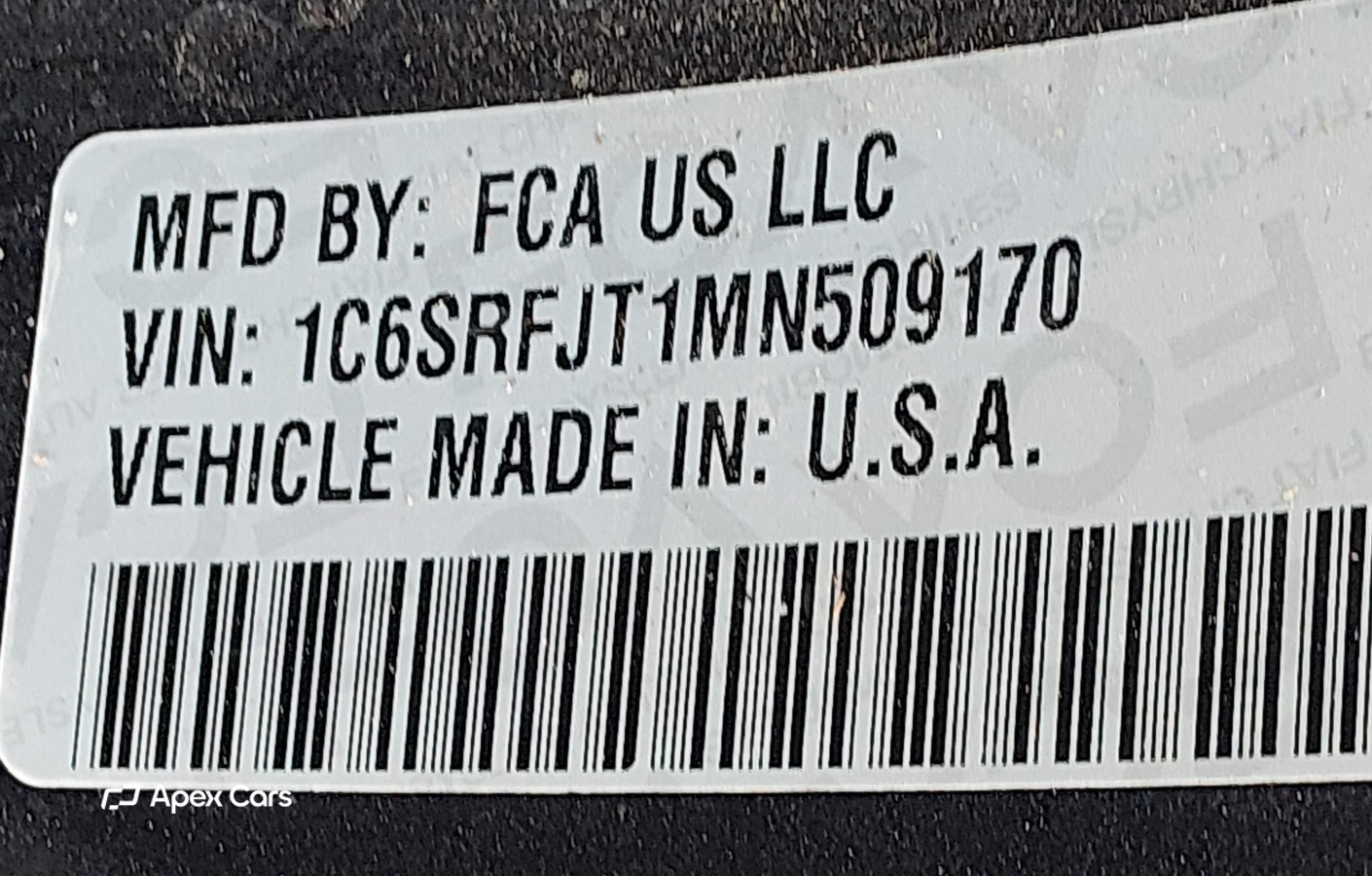 RAM 1500 2021