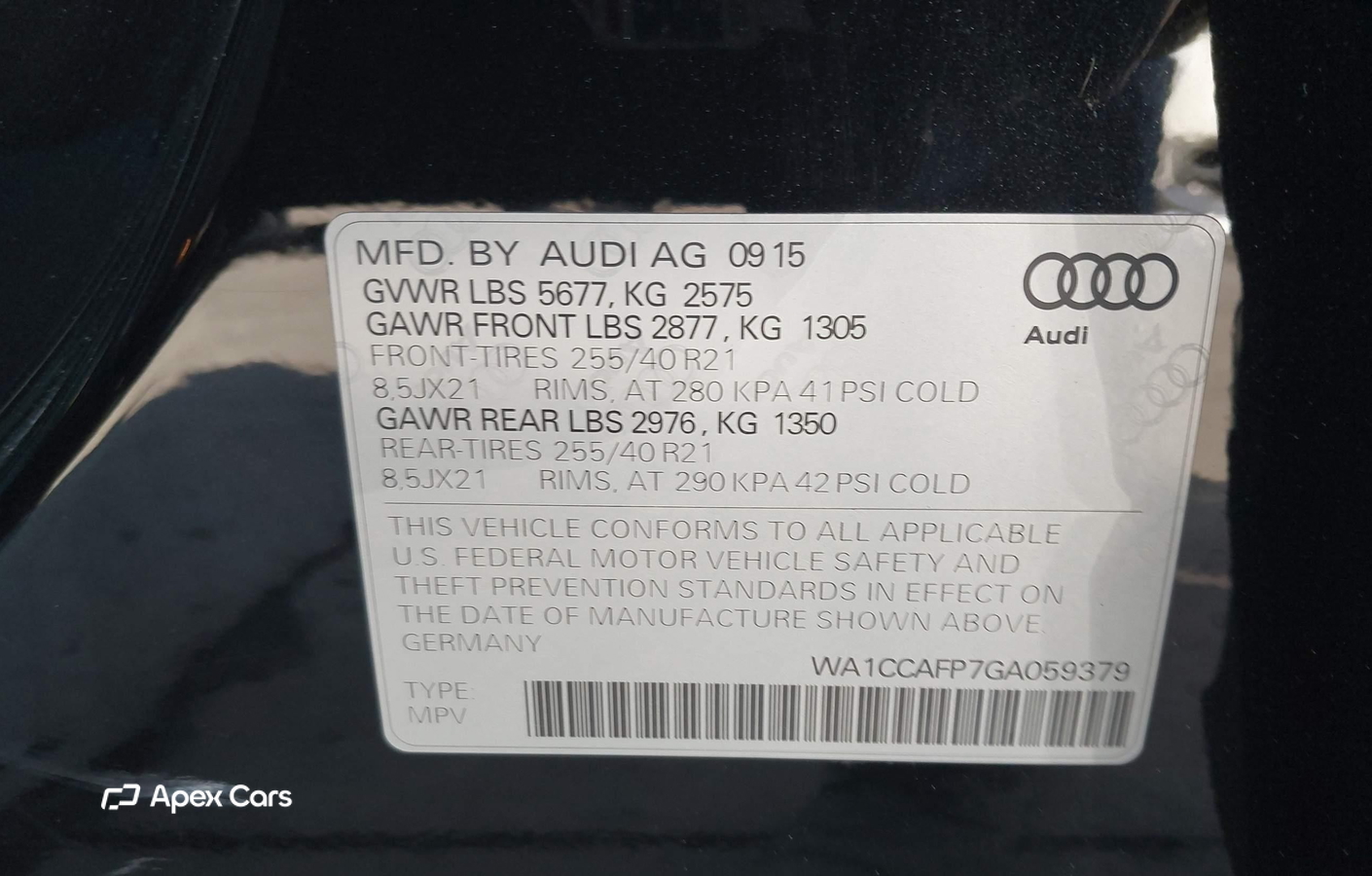 Audi SQ5 2016