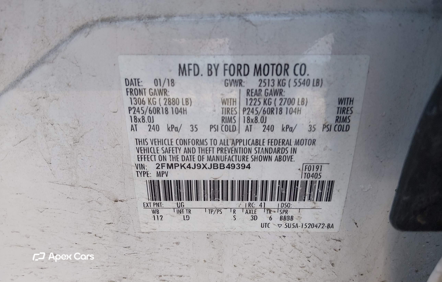 Ford Edge 2018