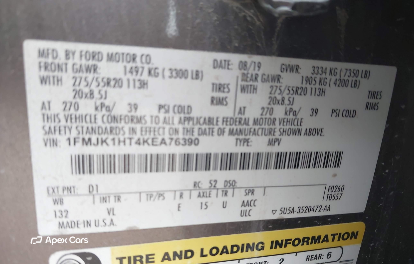 Ford Expedition 2019
