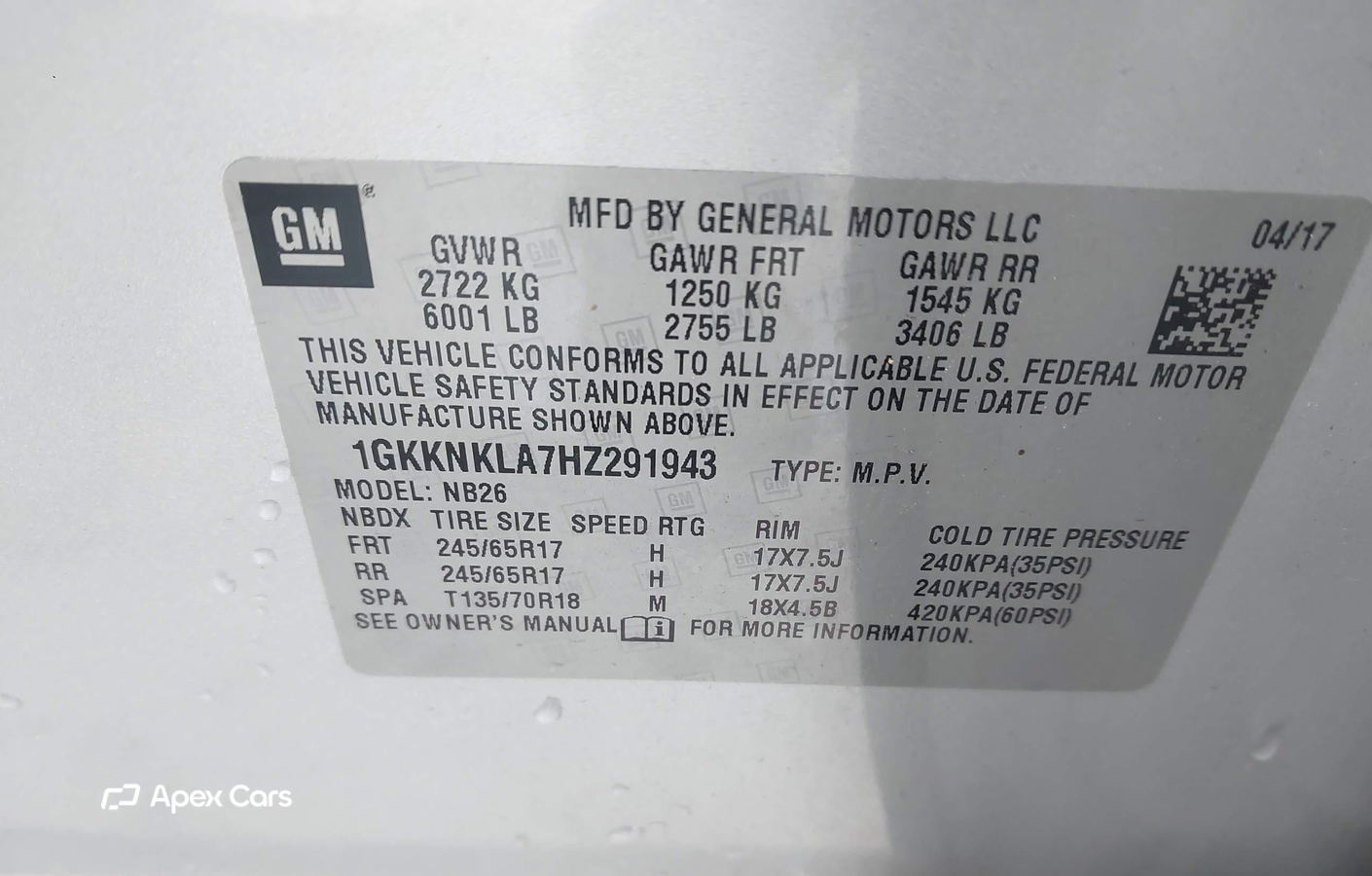 GMC Acadia 2017