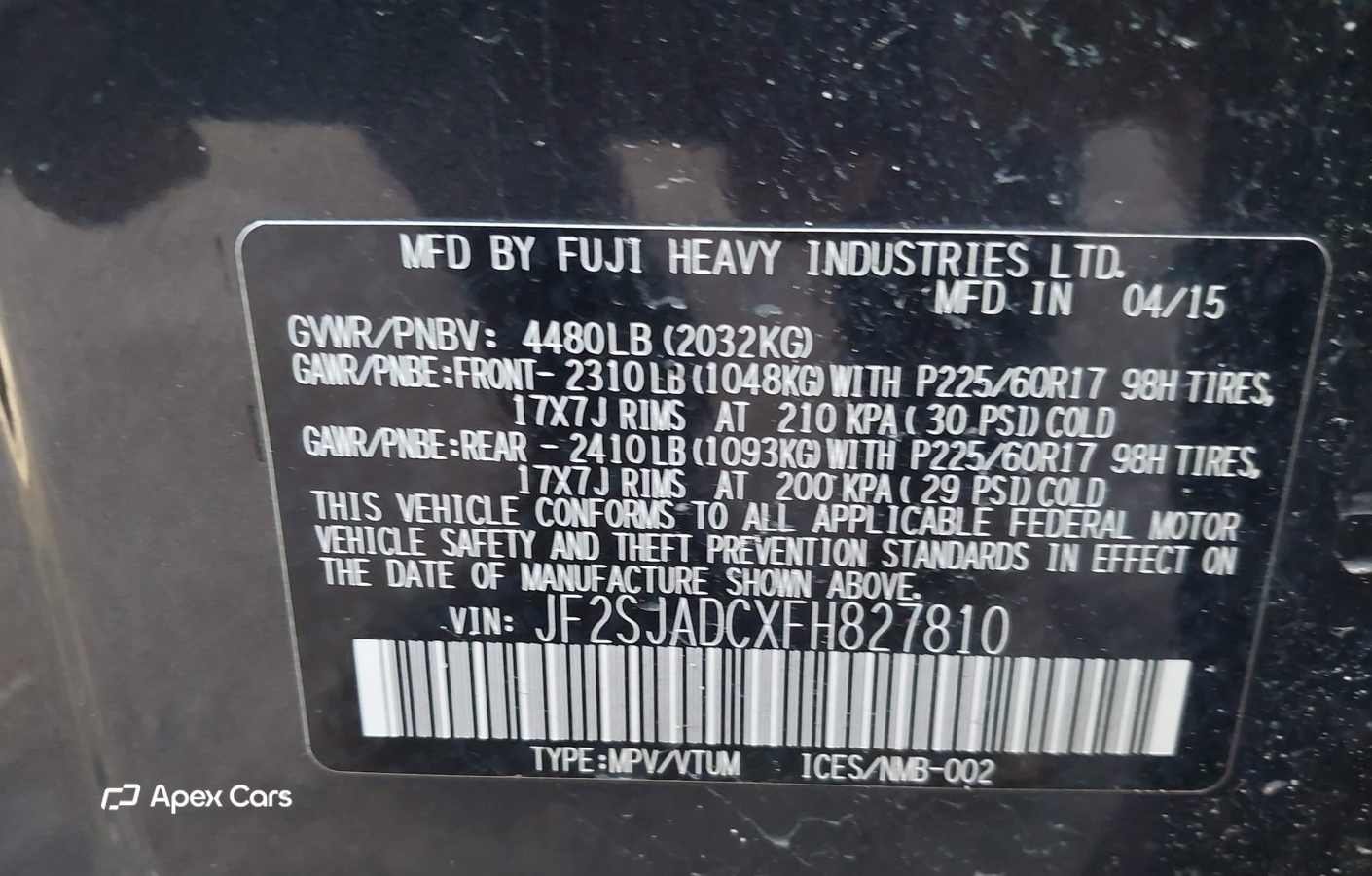 Subaru Forester 2015