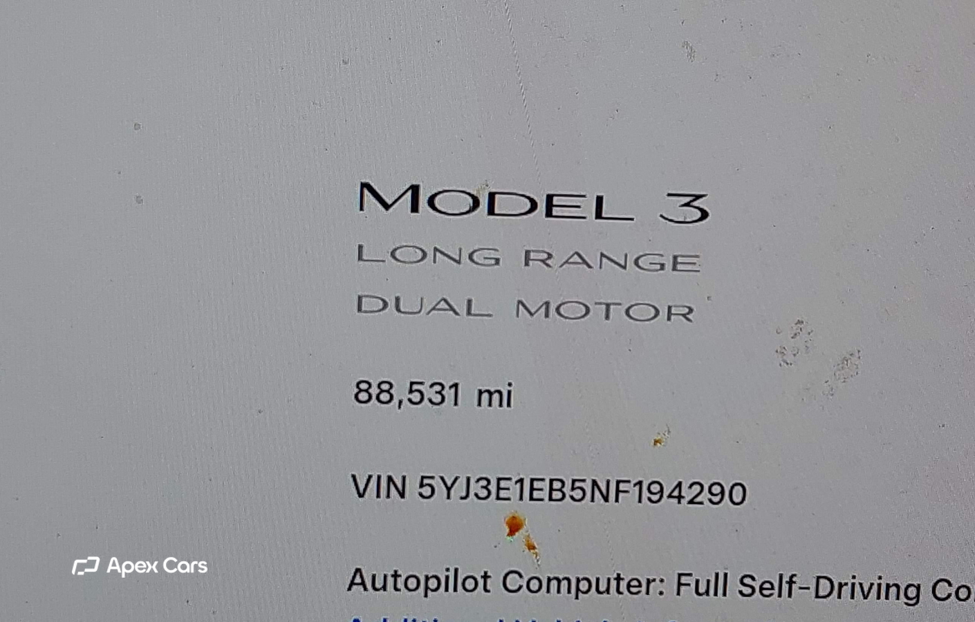 Tesla Model 3 2022