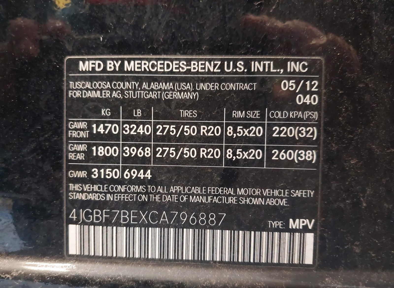 Mercedes-Benz GL-klasse 2012