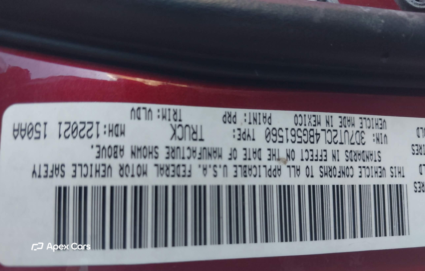 RAM 2500 2011